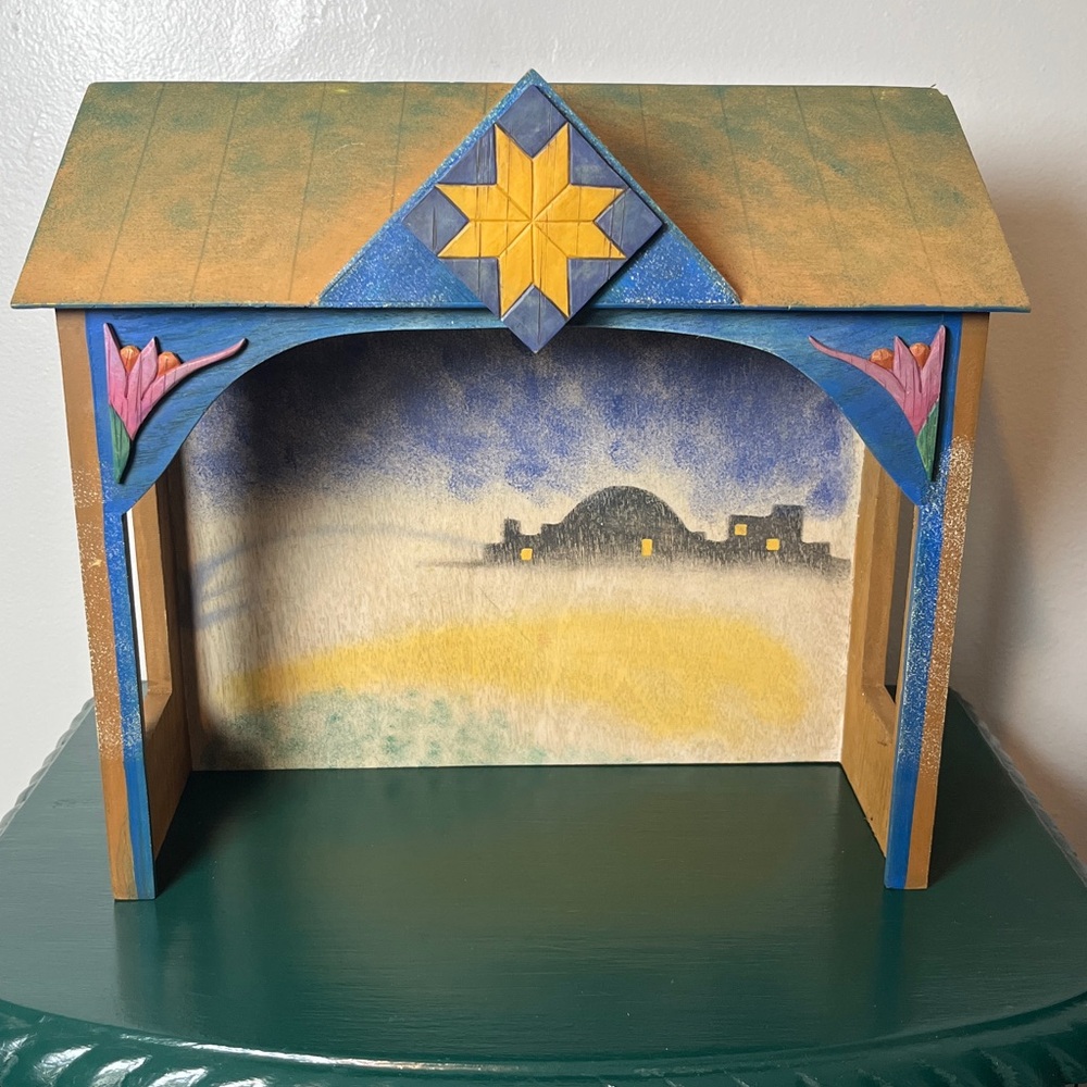 Jim Shore Joy to the World Vintage 2003 Set of 8 Folk Art Nativity Scene Set - Picture 8 of 13